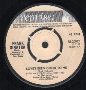 Frank Sinatra - Love's Been Good To Me - 7 Inch