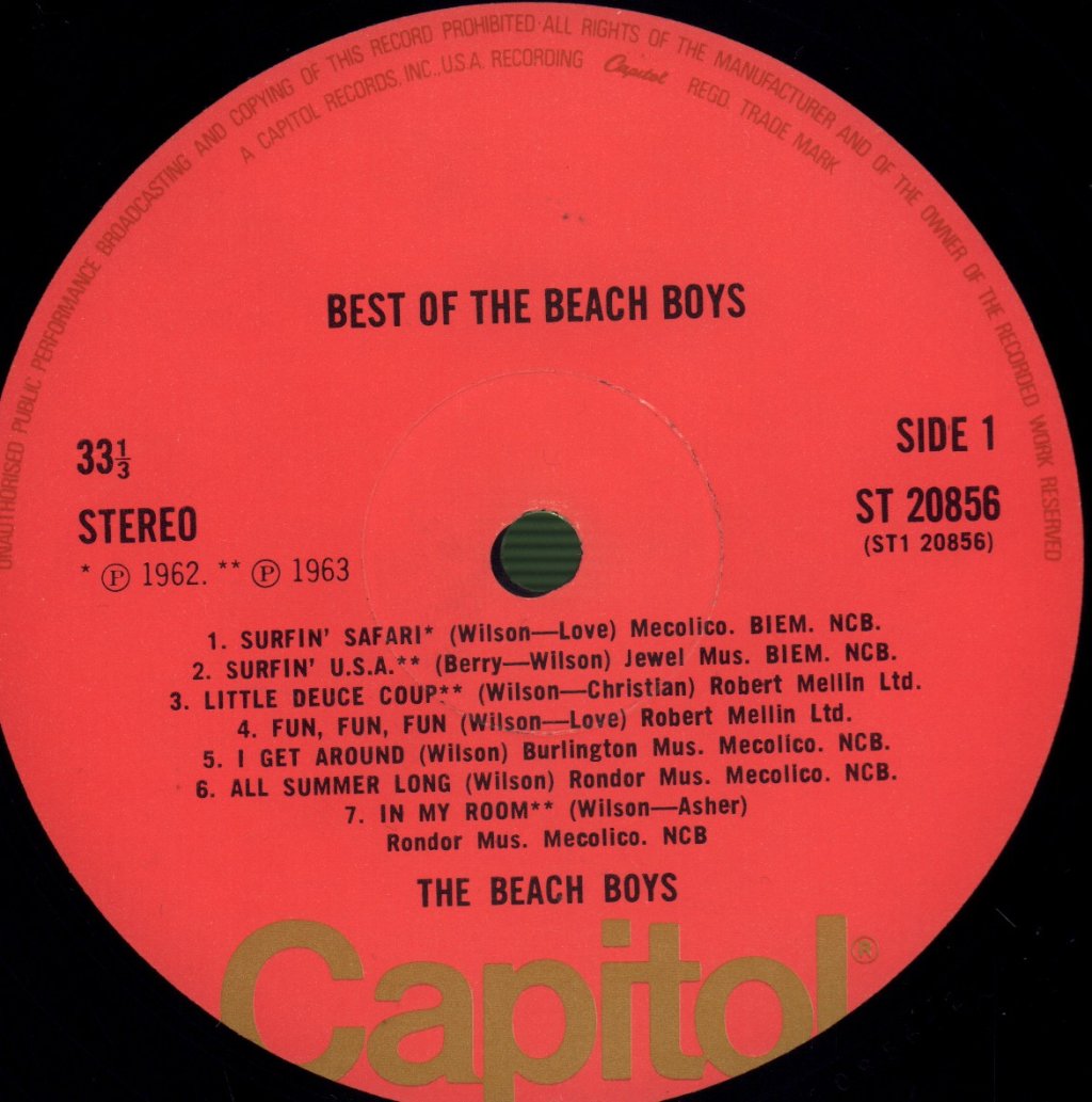 Beach Boys - Best Of - Lp