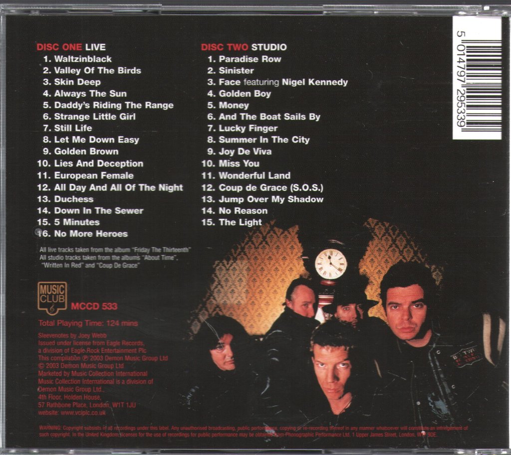 Stranglers - Live 'n' Sleazy - Double Cd