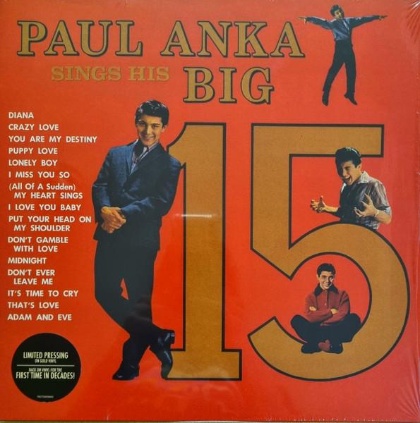 Paul Anka - Paul Anka Sings His Big 15 - Lp