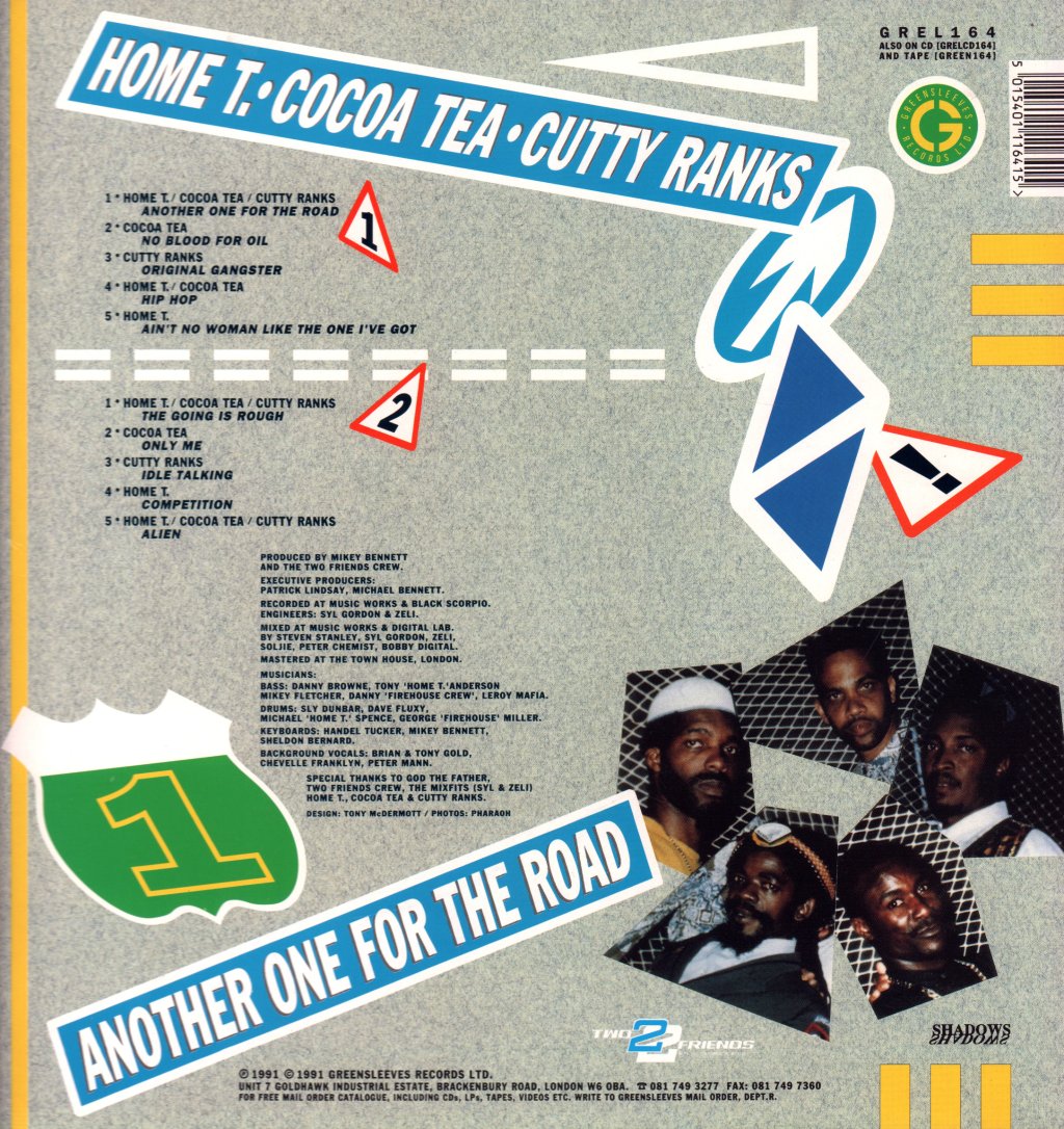 Home T, Cocoa Tea And Shabba Ranks - Another One For The Road - Lp