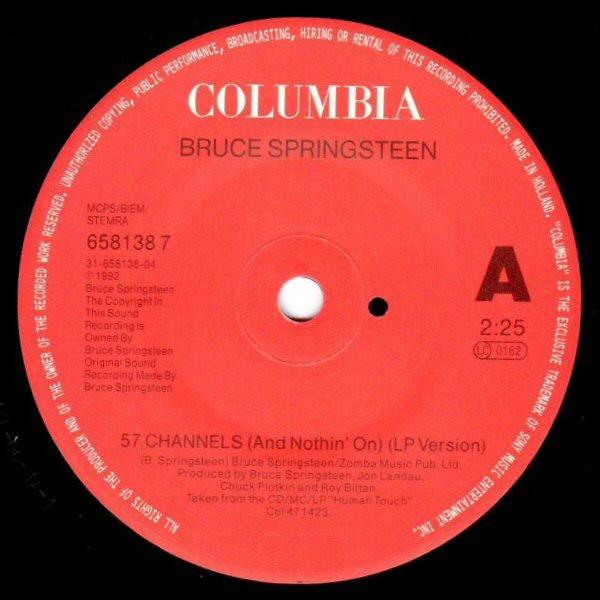 Bruce Springsteen - 57 Channels (And Nothin' On) - 7 Inch