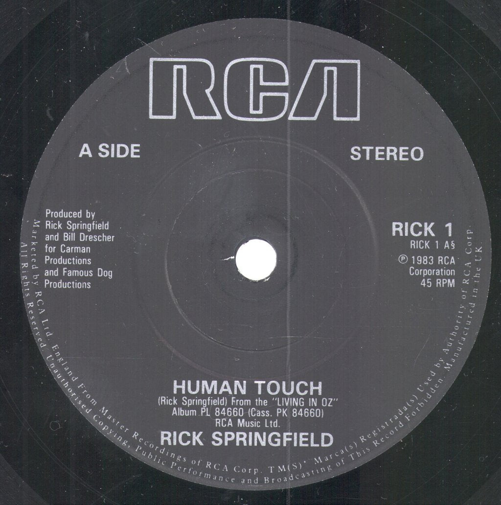 Rick Springfield - Human Touch - 7 Inch