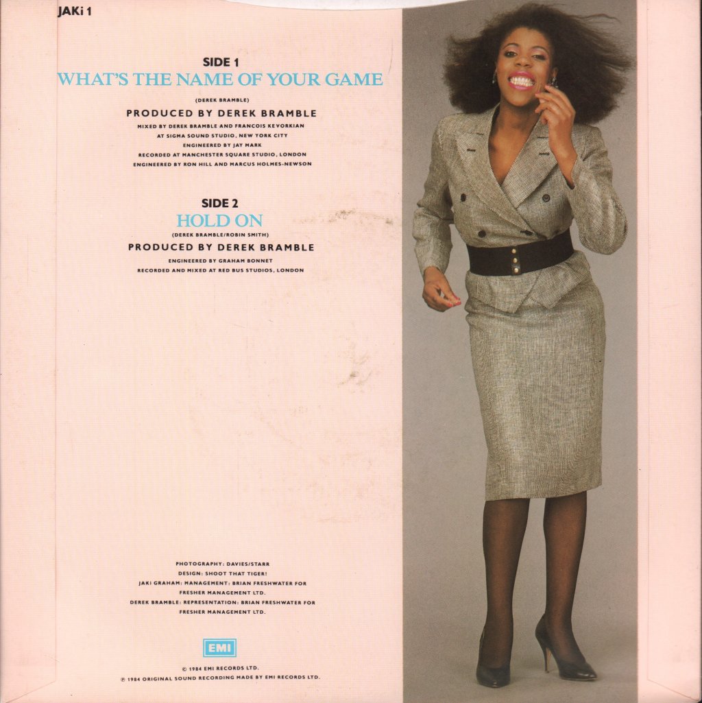 Jaki Graham - What's The Name Of Your Game - 7 Inch