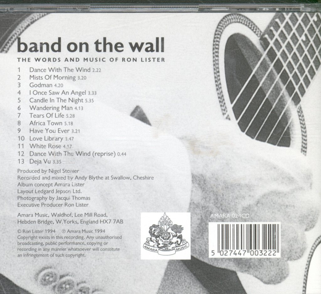 Ron Lister - Band On The Wall - Cd