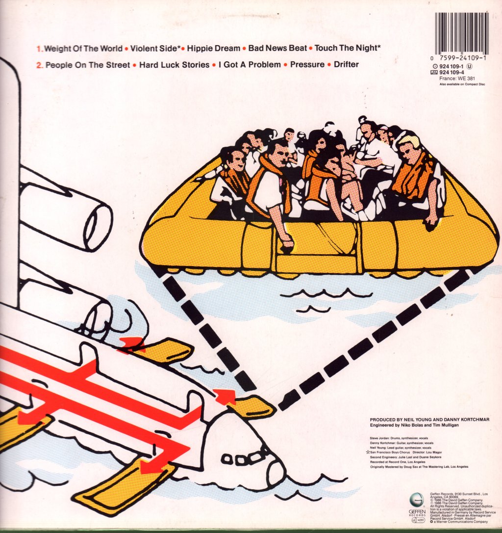 Neil Young - Landing On Water - Lp