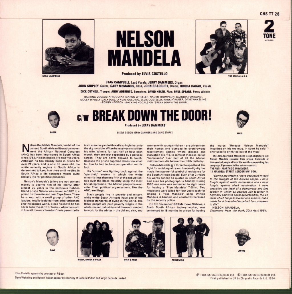Special AKA - Nelson Mandela - 7 Inch