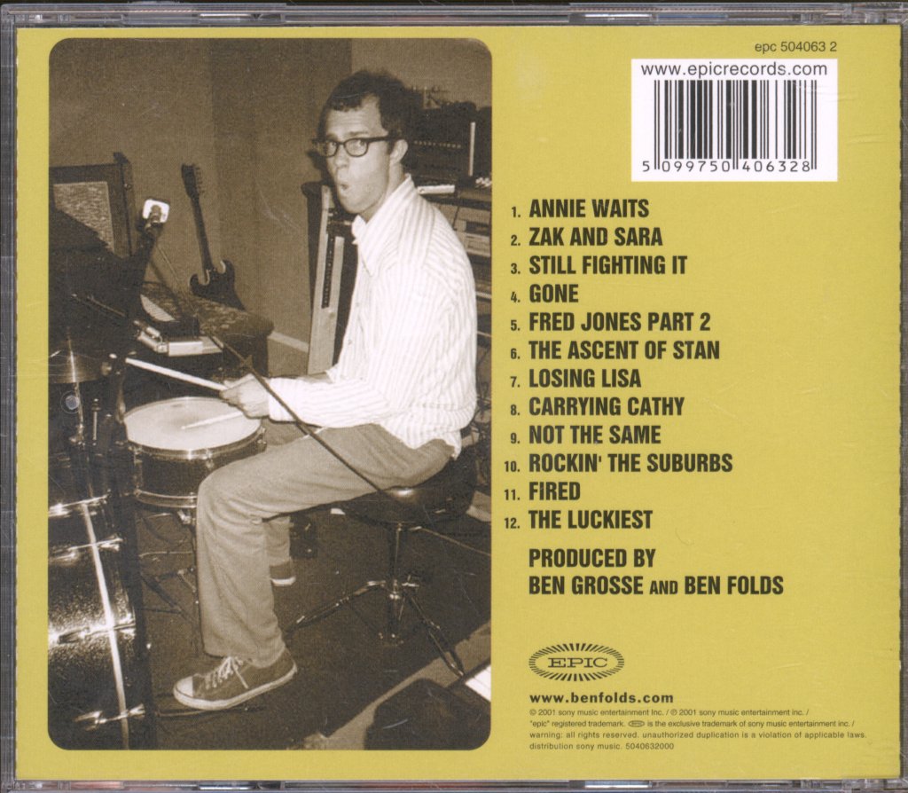 Ben Folds - Rockin' The Suburbs - Cd