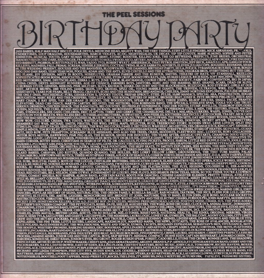 Birthday Party - Peel Sessions - 12 Inch