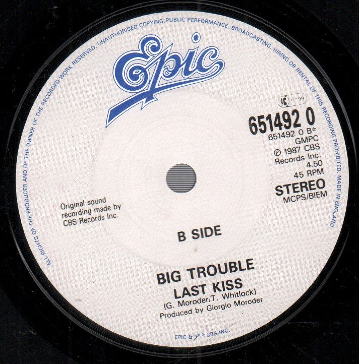 Big Trouble - When The Love Is Good - 7 Inch
