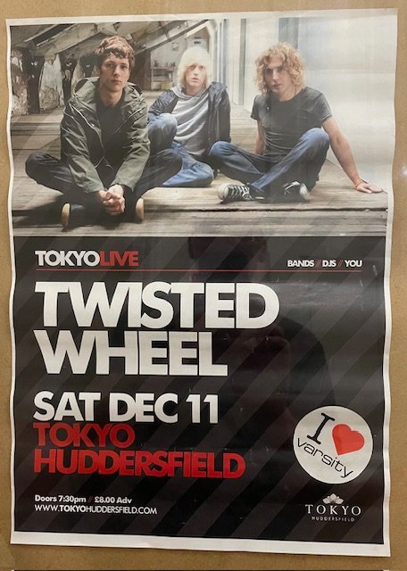 Twisted Wheel - huddersfield tokyo sat dec 11th 2013 - Poster