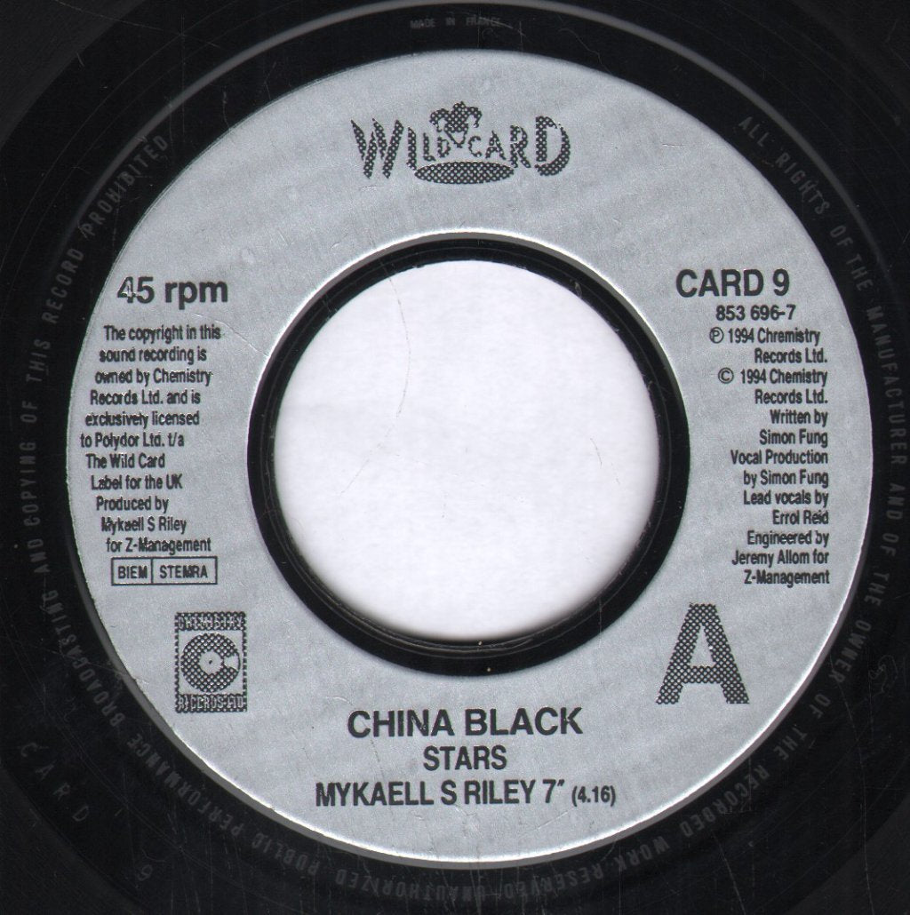China Black - Stars - 7 Inch