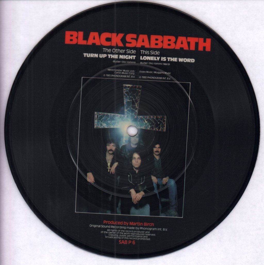 Black Sabbath - Turn Up The Night - 7 Inch