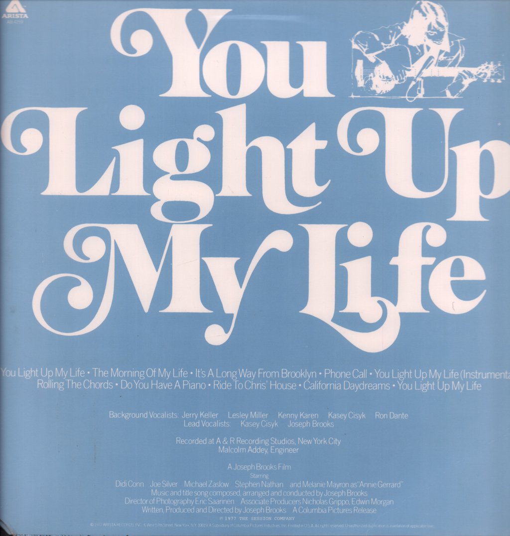 Joe Brooks - You Light Up My Life - Lp