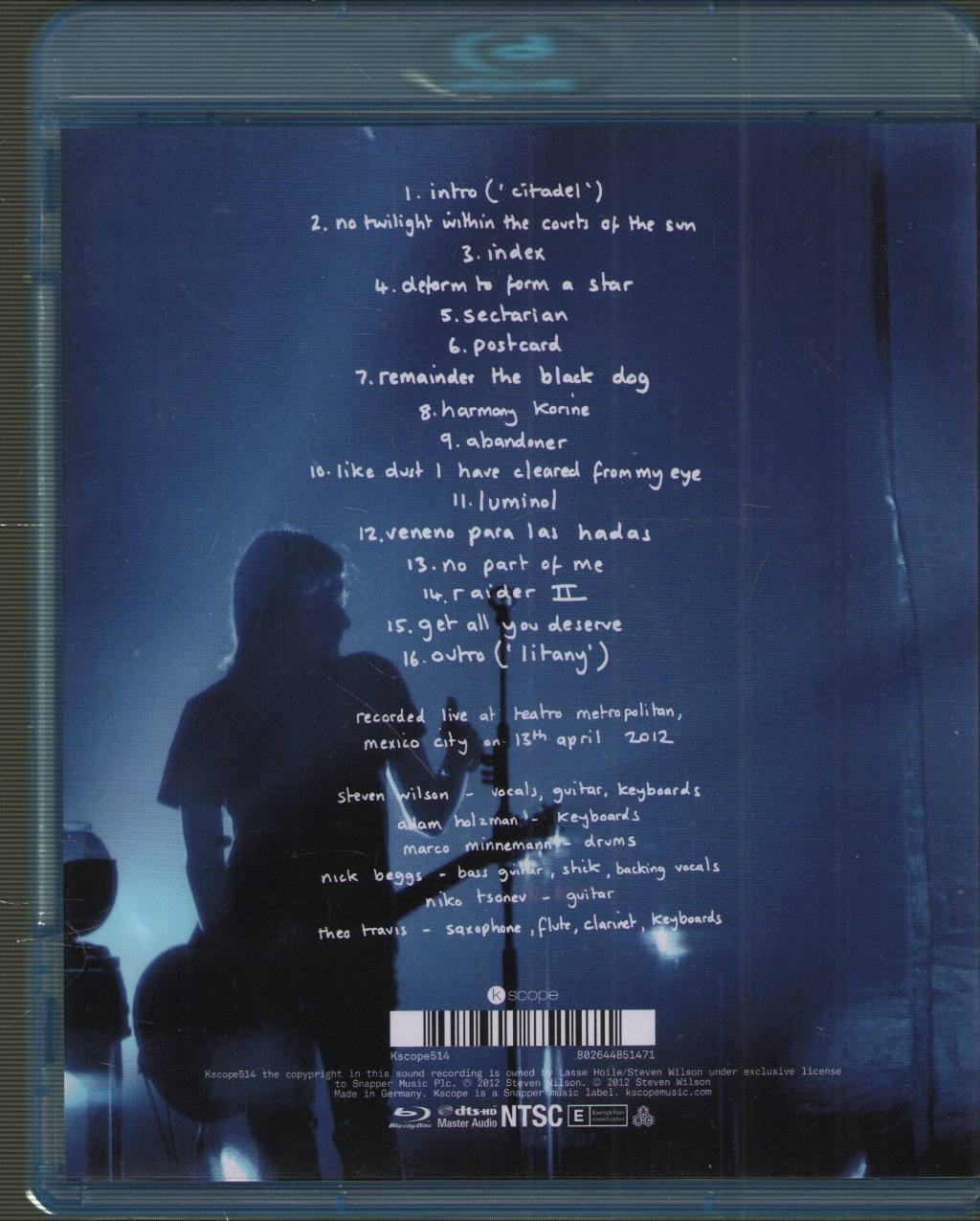 Steven Wilson - Get All You Deserve - Blu-Ray