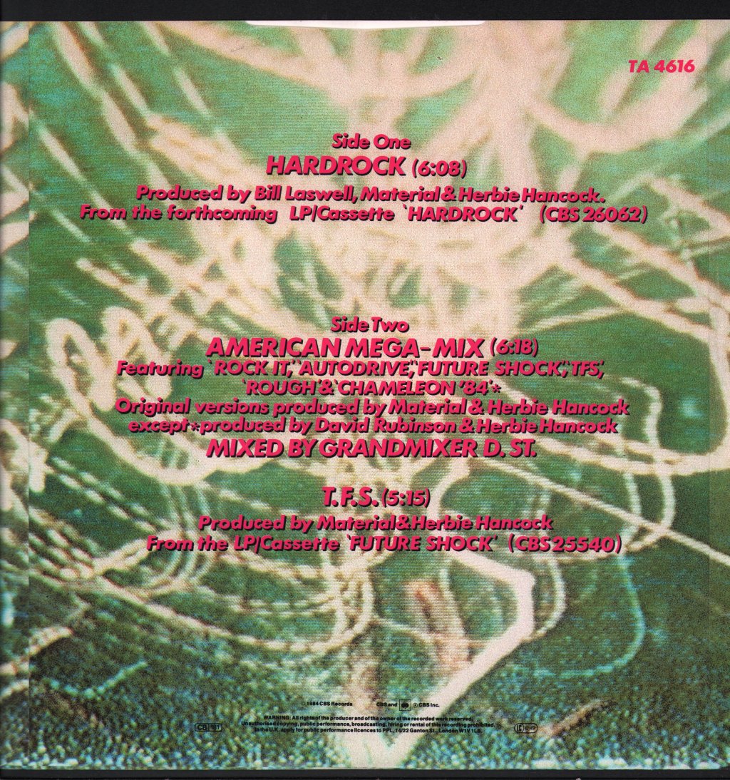 Herbie Hancock - Hardrock - 12 Inch