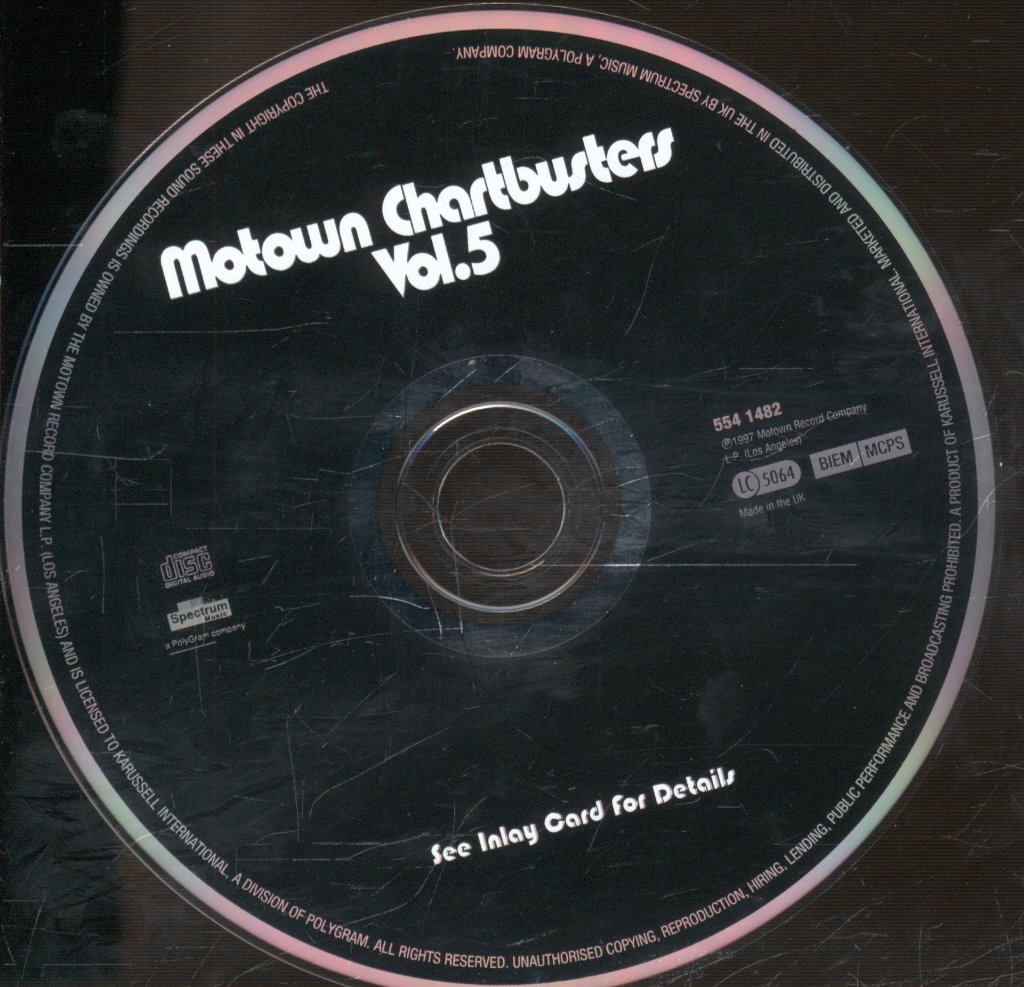 Various Artists - Motown Chartbusters Vol. 5 - Cd