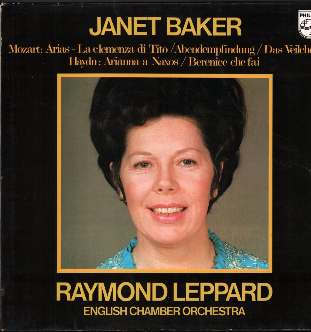 Janet Baker / Raymond Leppard English Chamber Orchestra - Mozart Arias - La Clemenza Di Tito / Haydn - Arianna - Lp