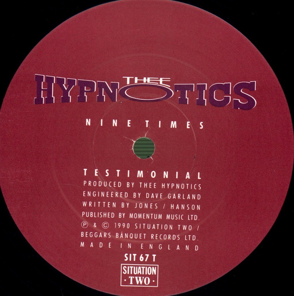 Thee Hypnotics - Half Man Half Boy - 12 Inch