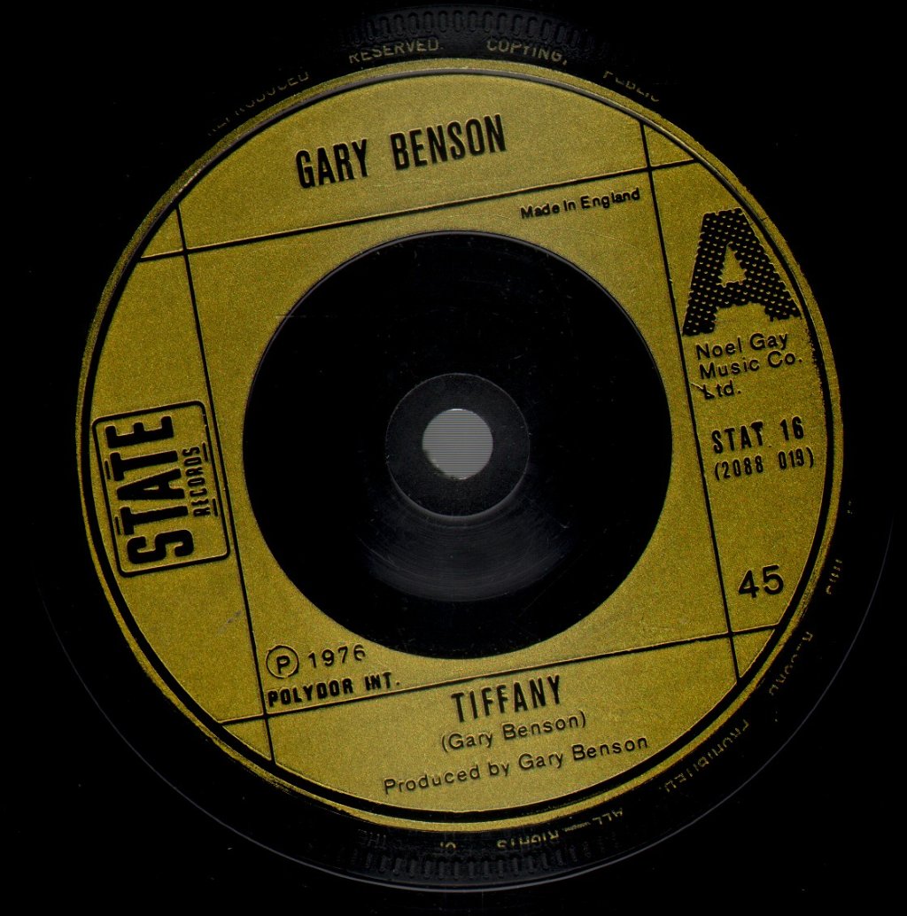Gary Benson - Tiffany - 7 Inch
