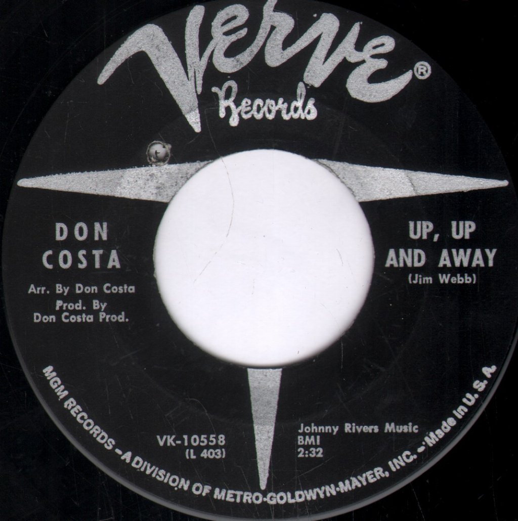 Don Costa - Theme From Valley Of The Dolls - 7 Inch