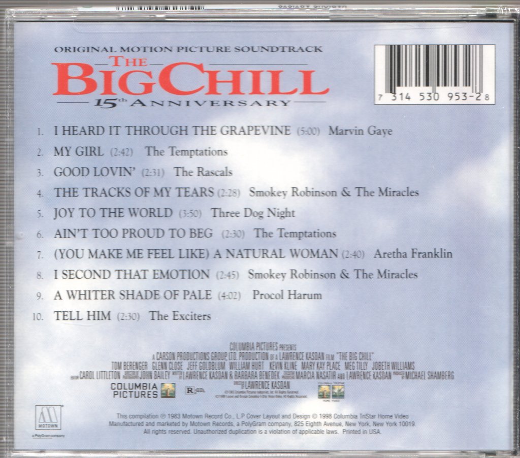 Various Artists - Big Chill (Original Motion Picture Soundtrack) - Cd