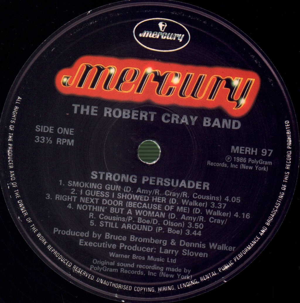 Robert Cray - Strong Persuader - Lp