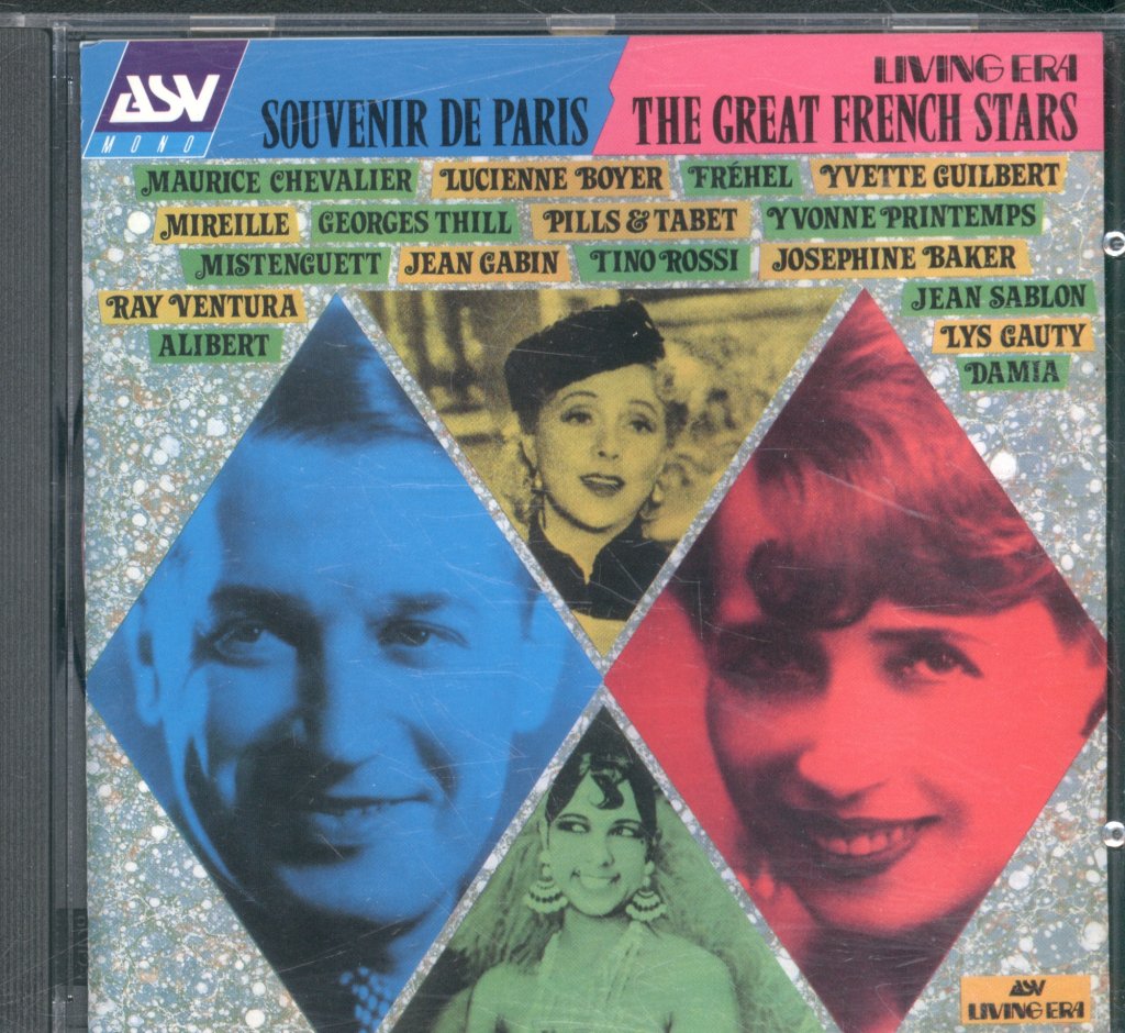 Various Artists - Souvenir De Paris (The Great French Stars) - Cd
