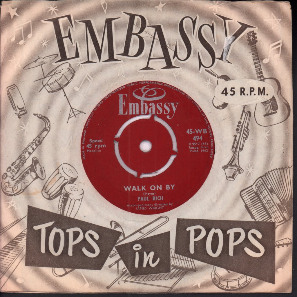 Paul Rich - Rock-A-Hula Baby - 7 Inch