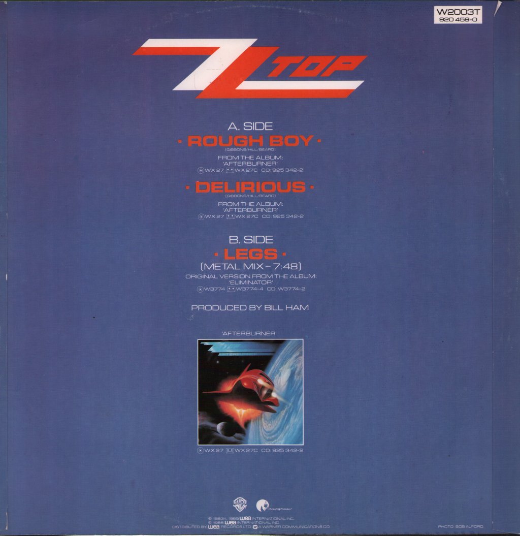ZZ Top - Rough Boy - 12 Inch