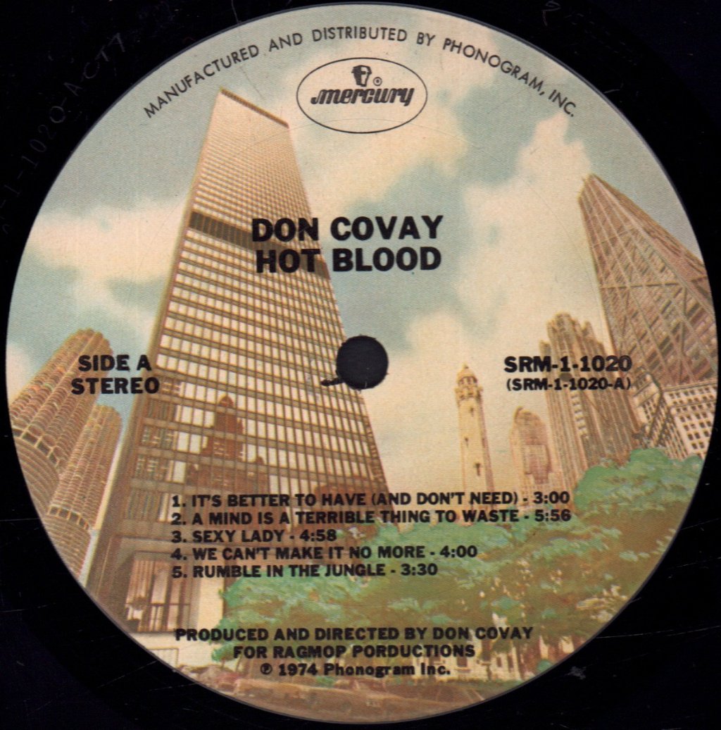 Don Covay - Hot Blood - Lp