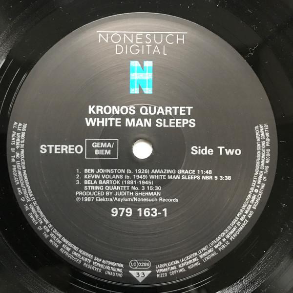 Kronos Quartet - White Man Sleeps - Lp