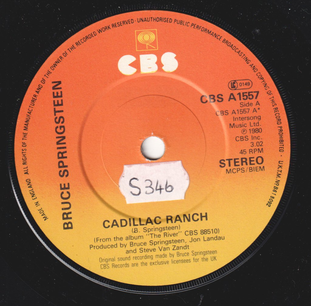 Bruce Springsteen - Cadillac Ranch - 7 Inch