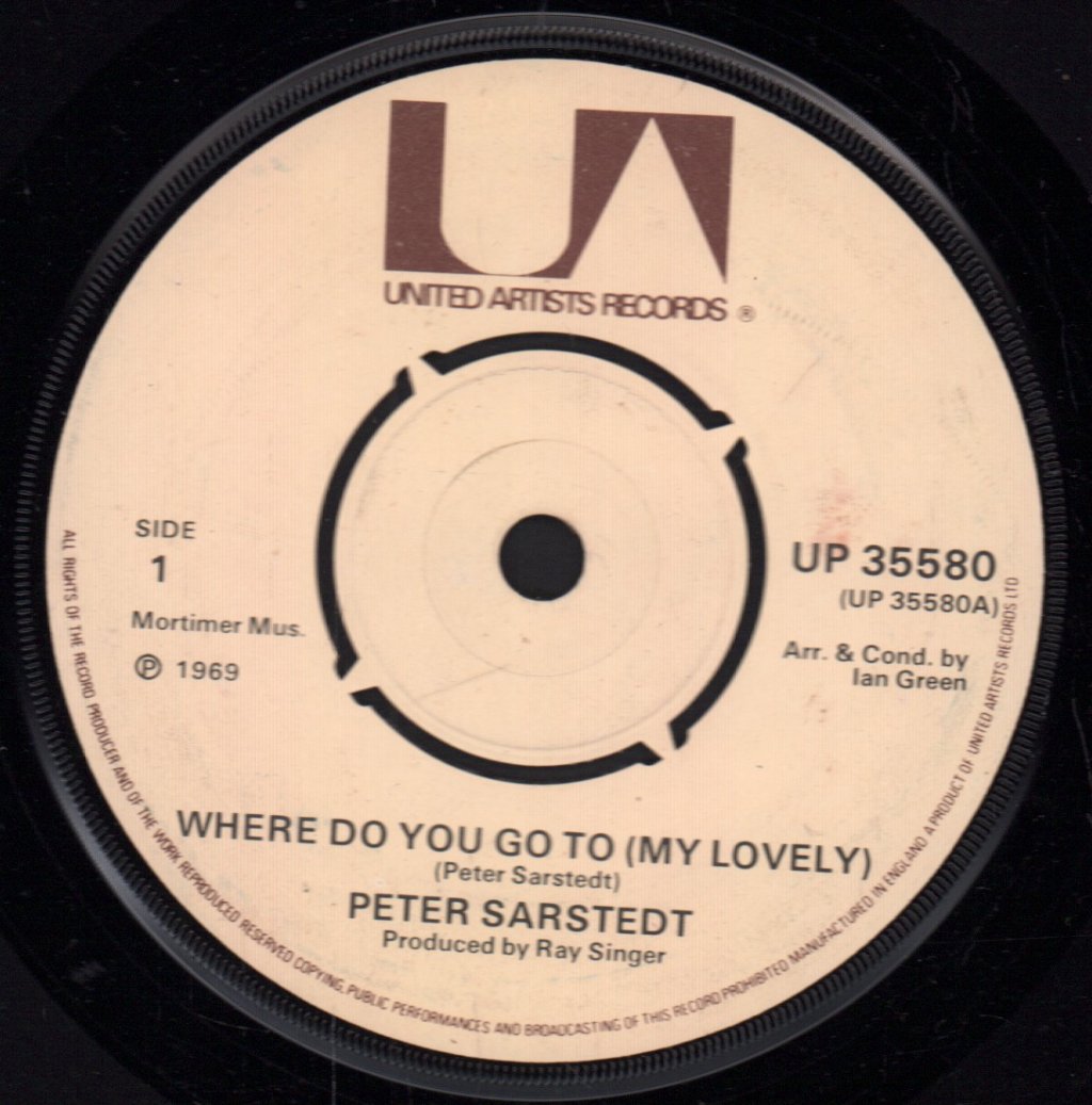 Peter Sarstedt - Where Do You Go To My Lovely - 7 Inch