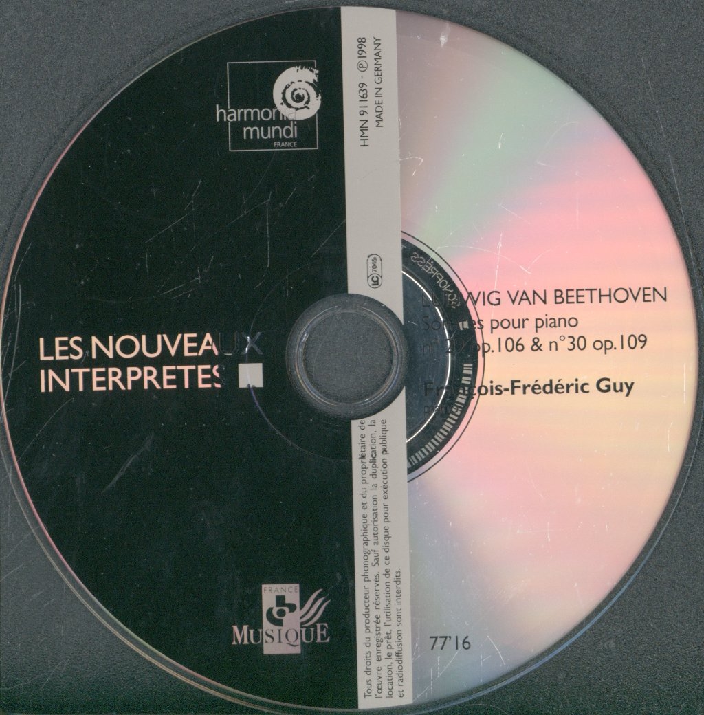 Francois Frederic Guy - Sonates Pour Piano - Cd