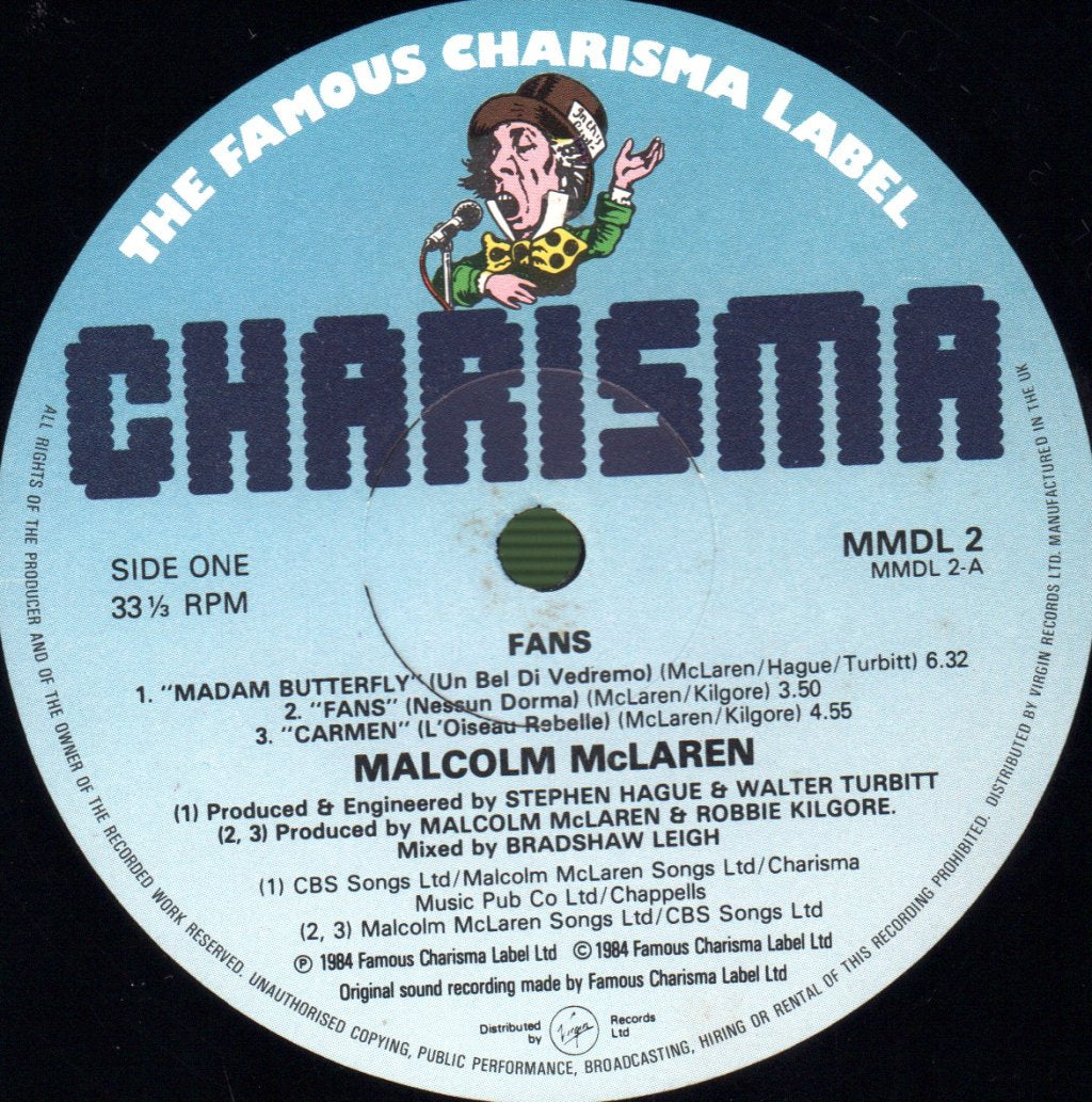 Malcolm McLaren - Fans - Lp