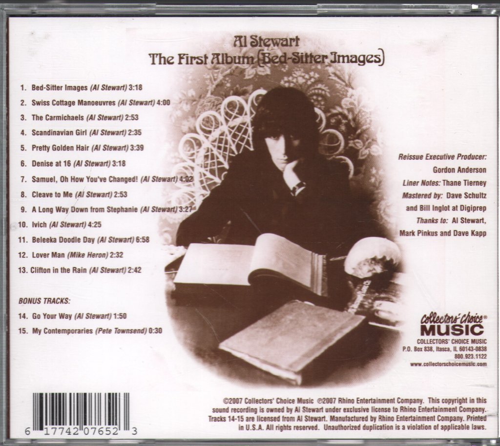 Al Stewart - First Album (Bed-Sitter Images) - Cd