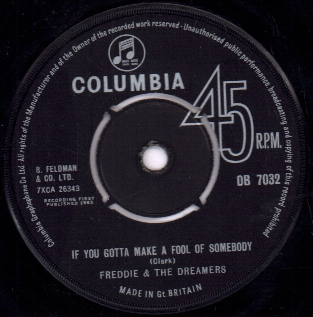 Freddie And The Dreamers - If You Gotta Make A Fool Of Somebody - 7 Inch