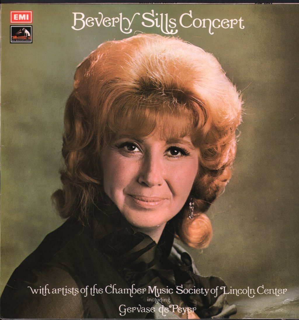 Beverly Sills / Artists Of The Chamber Music Society Of Lincoln Center / Gervase de Peyer - Beverly Sills Concert - Lp