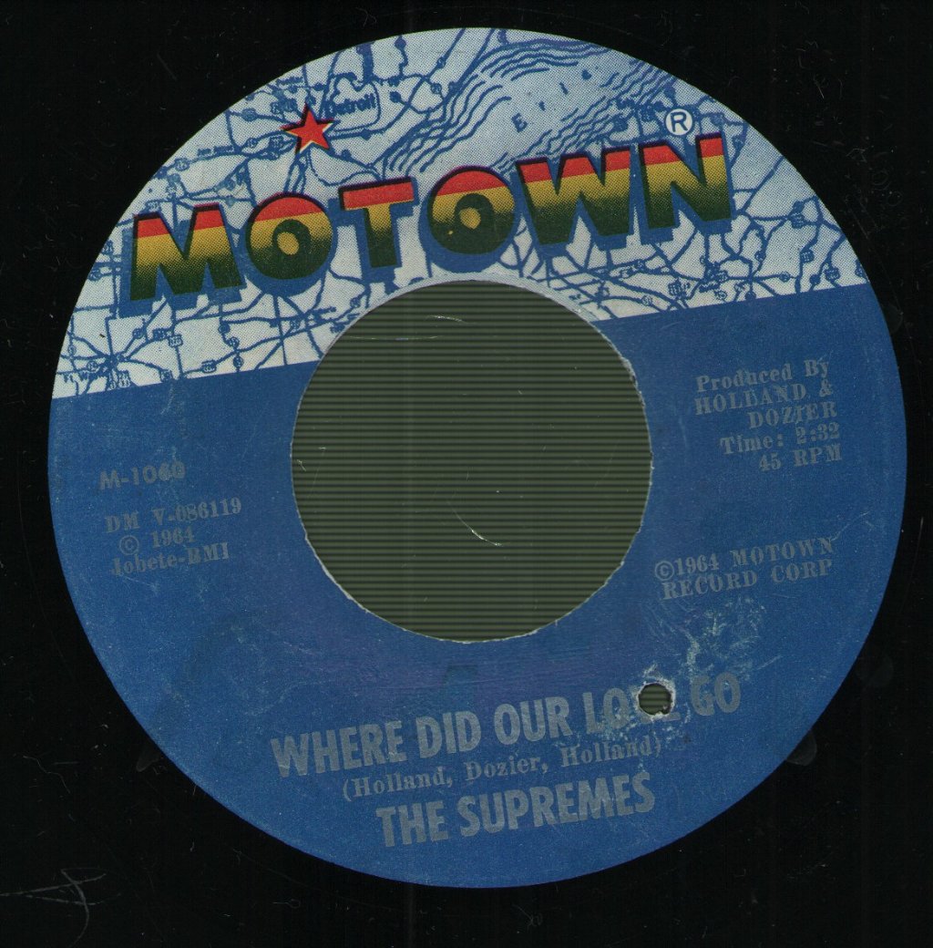 Supremes - Where Did Our Love Go/He Means The World To Me - 7 Inch