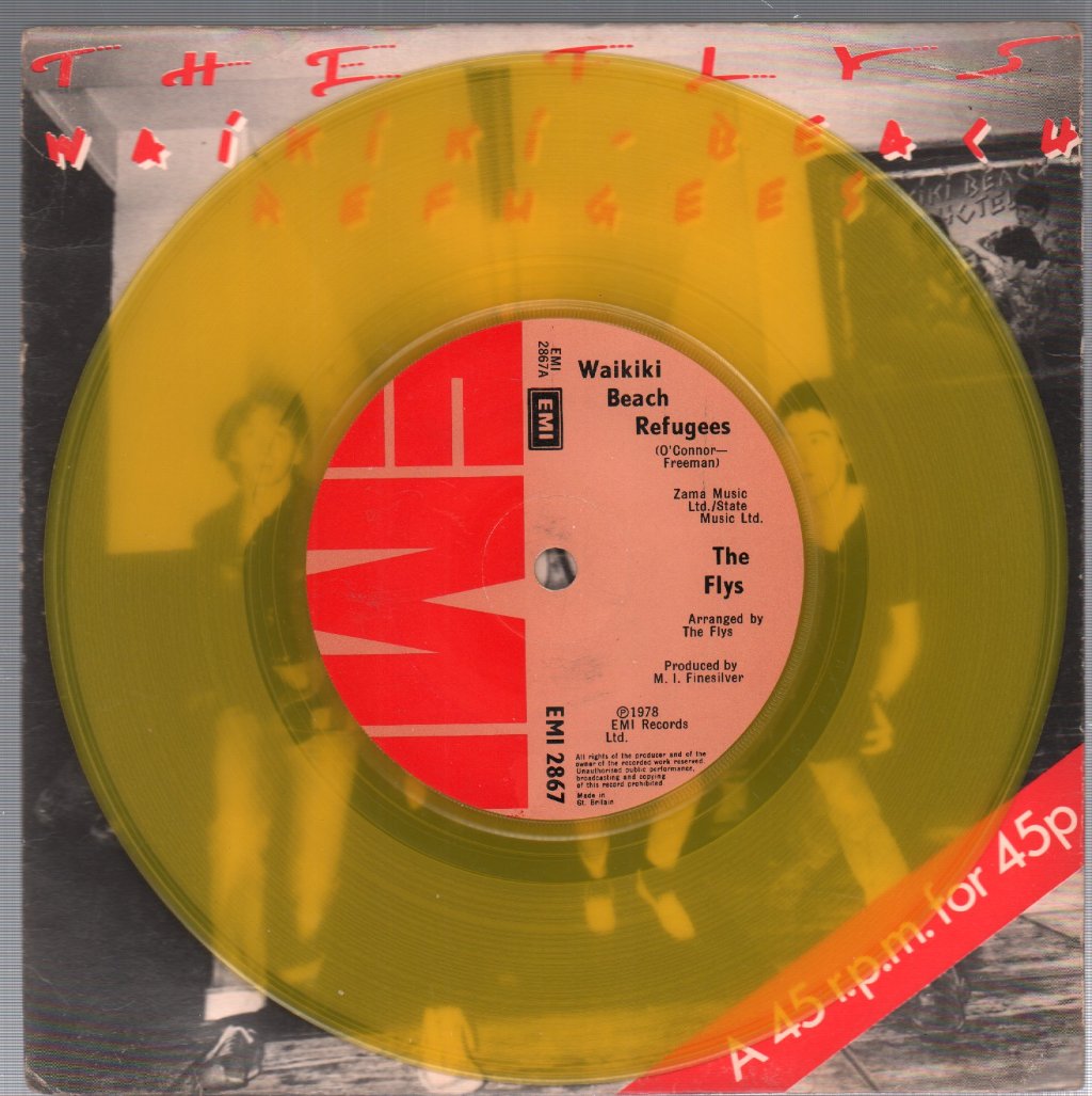 Flys (Punk Group) - Waikiki Beach Refugees - 7 Inch
