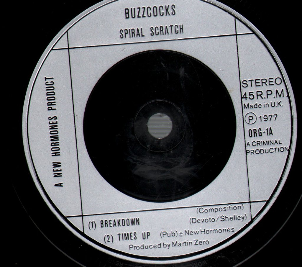 Buzzcocks - Spiral Scratch - 7 Inch