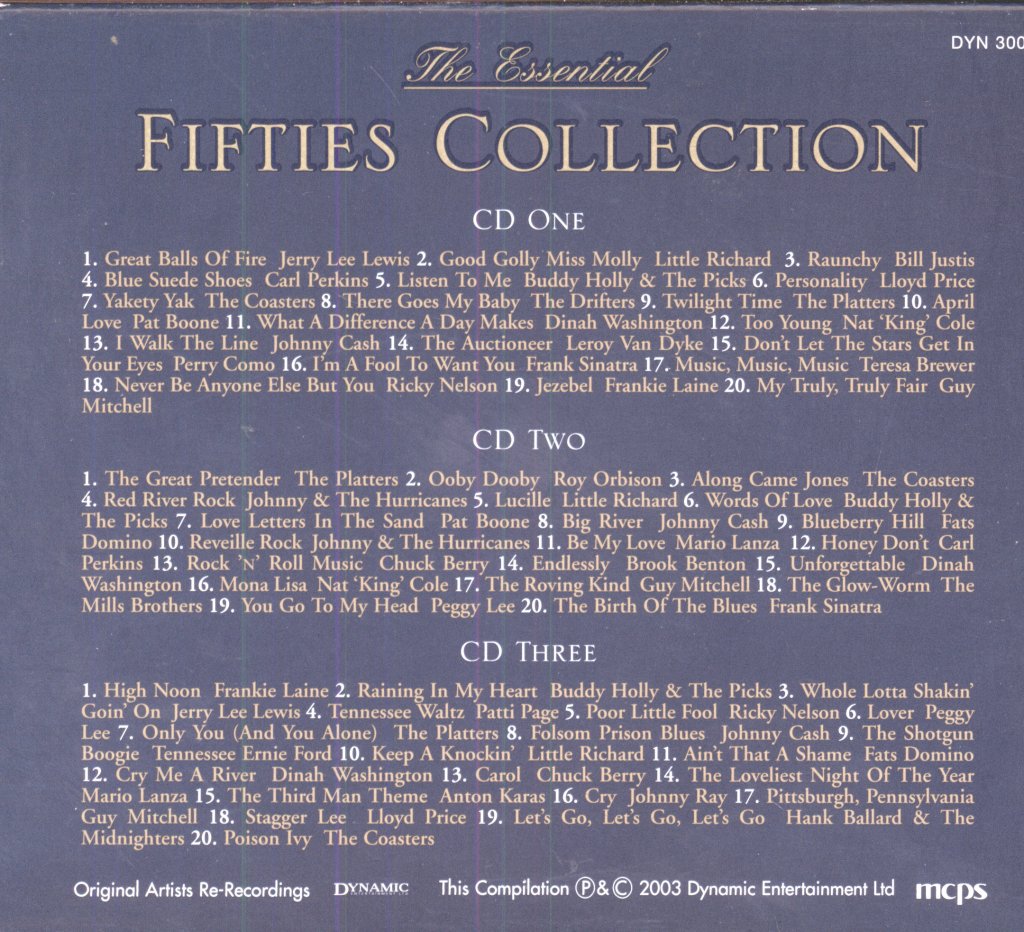 Various Artists - Essential Fifties Collection - Triple Cd