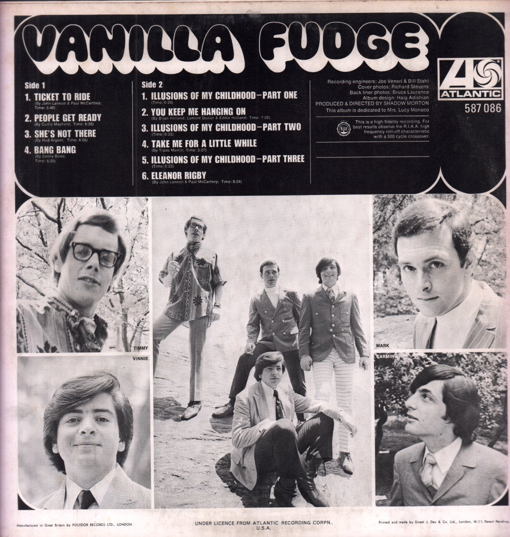 Vanilla Fudge - Vanilla Fudge - Lp