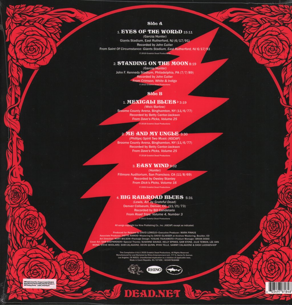 Grateful Dead - On A Back Porch - Vol. 1 (RSD2025) - Lp