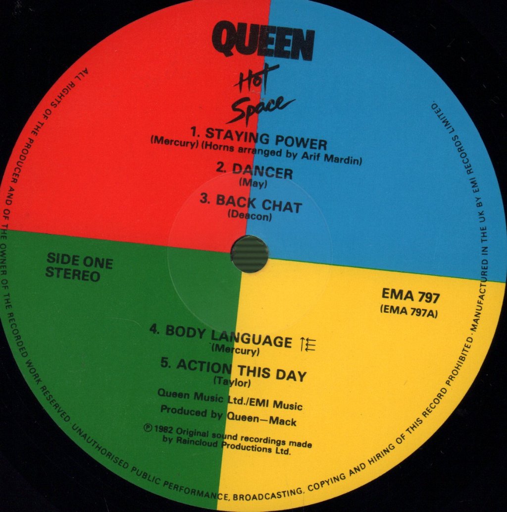 Queen - Hot Space - Lp