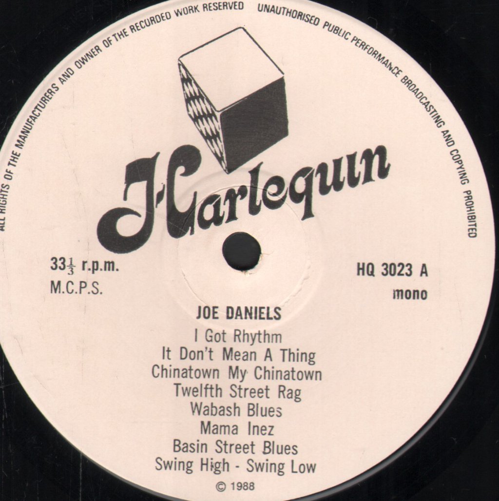 Joe Daniels - Drummer Goes To Town! (Joe Daniels 1935-1937) - Lp