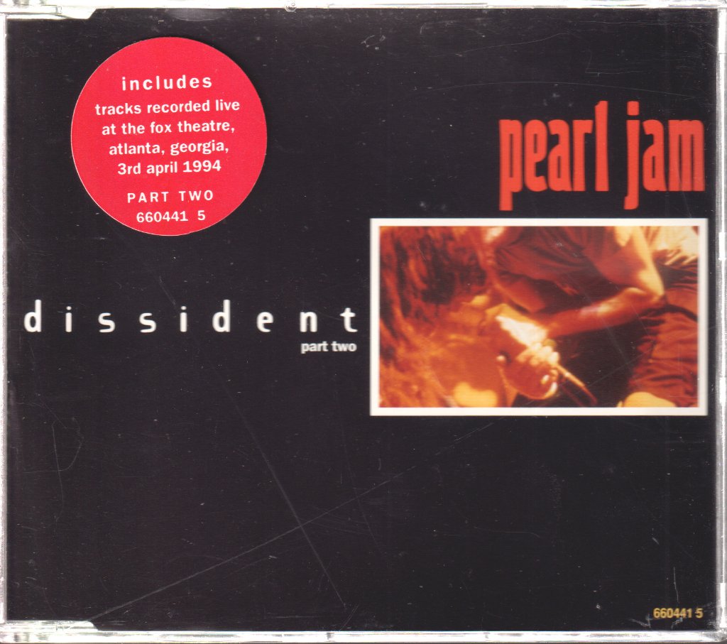 Pearl Jam - Dissident - Cd