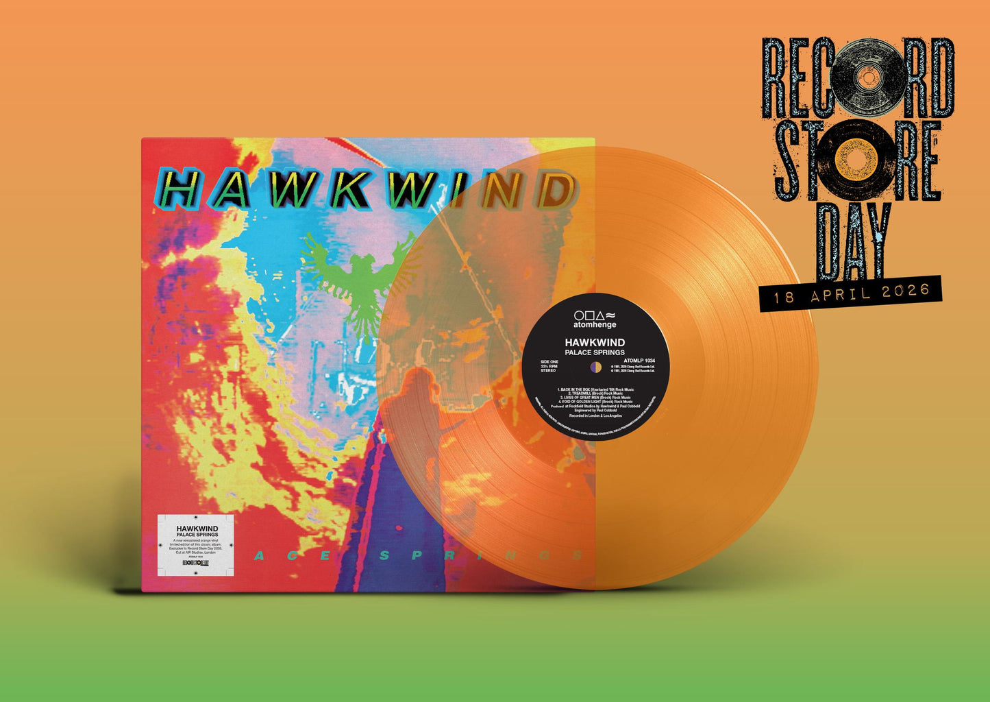 Hawkwind - Palace Springs (RSD2026) - Lp