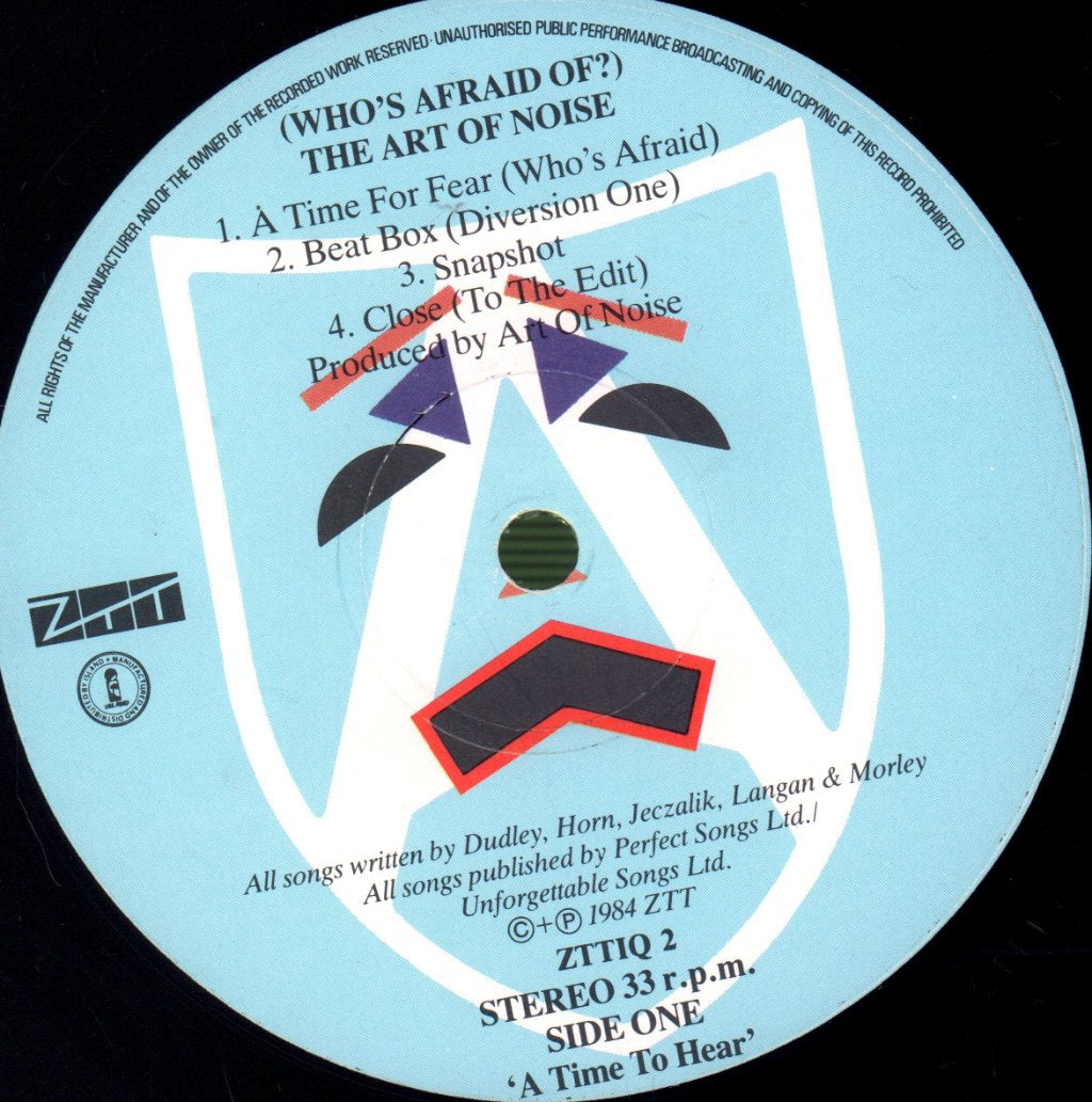 Art Of Noise - Who's Afraid Of - Lp
